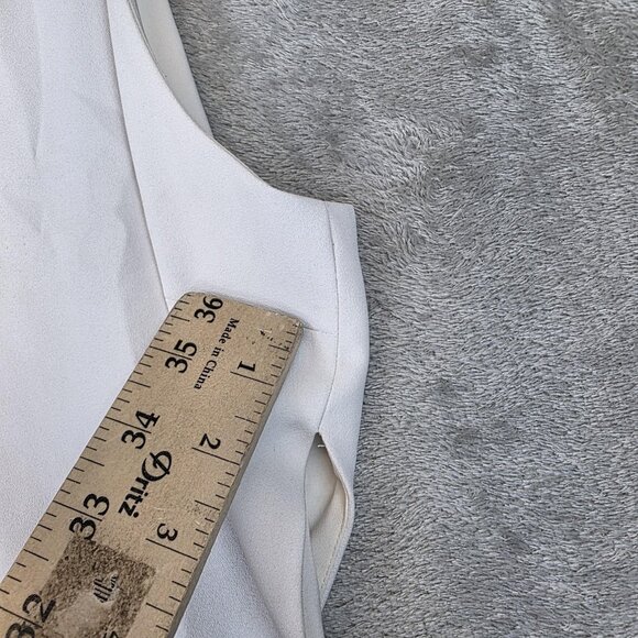 Alice + Olivia Dress Womens 4 Black White High Low Maxi Gown Colorblock Formal - Picture 10 of 16